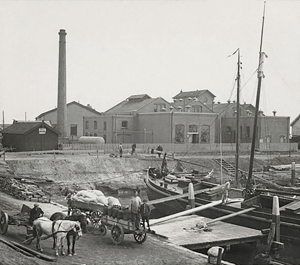 De Blaugasfabriek in de jaren '20.